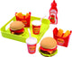 Ecoffier eten speelgoedset ecoiffier hamburger tray