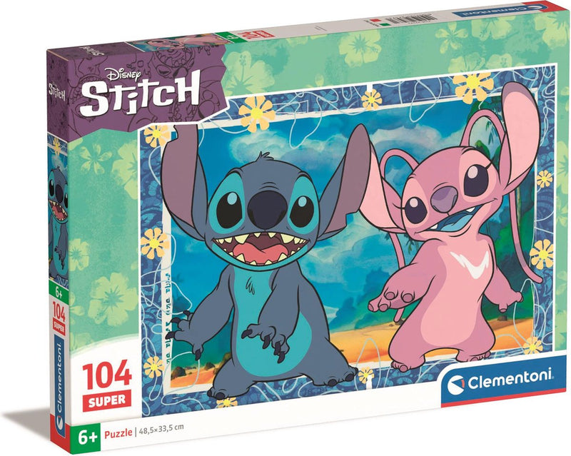 ギャラリービューアに画像をロードする, Clementoni legpuzzel super color disney stitch iii, 104st.
