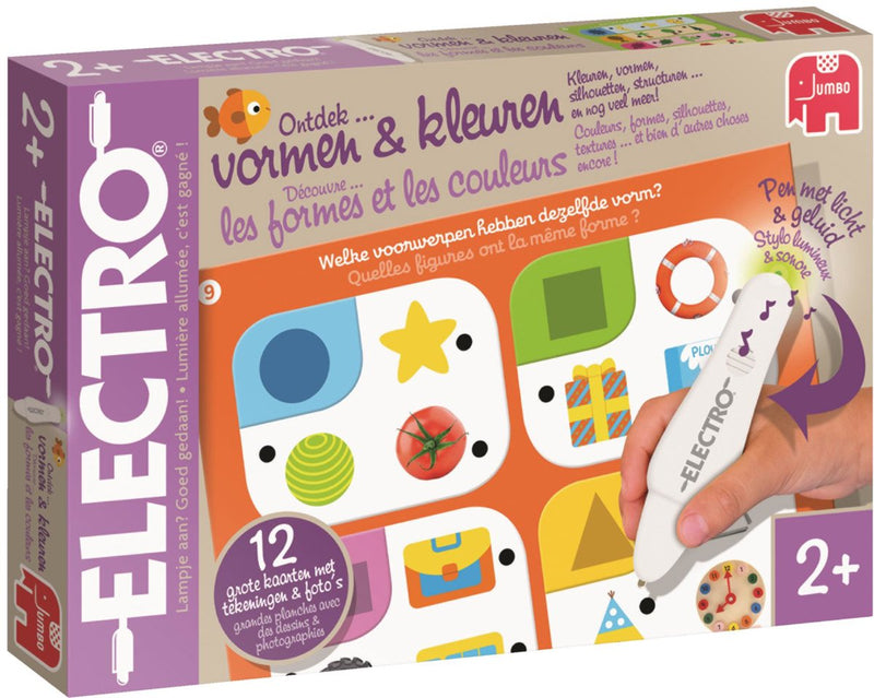Afbeelding laden in galerijviewer, Electro jumbo wonderpen vormen kleuren educatief spel
