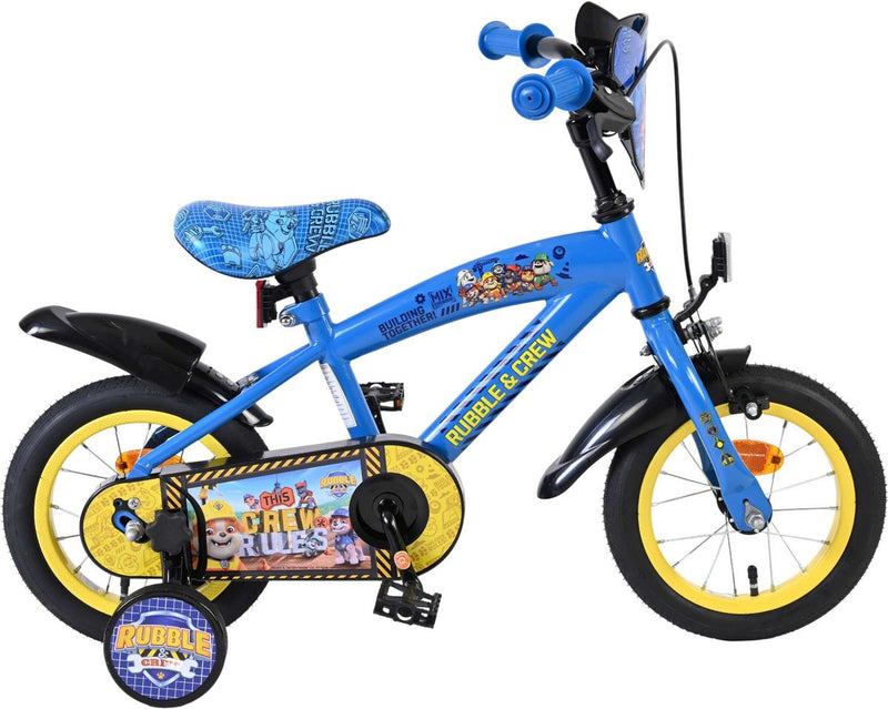 Afbeelding laden in galerijviewer, Volare paw patrol -rubble crew - kinderfiets - jongens - 12 inch - blauw
