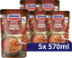 Unox - extra rijkgevuld soep in zak - paprika tomatensoep - 5 zakken x 570 ml