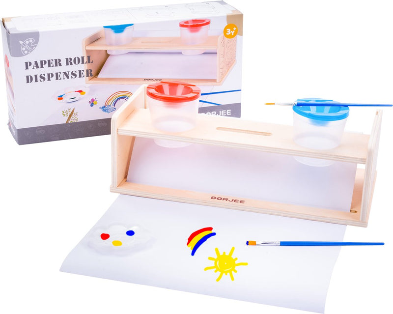 Afbeelding laden in galerijviewer, Dorjee papierrolhouder hout
