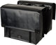 Fastrider tarpaulin cargo dubbele fietstas basics zwart
