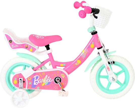 Volare barbie kinderfiets - meisjes - mag wheels - 12 inch - roze