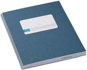 Atlanta djois notitieboek - 210 x 165 mm - gelijmd - 96 bld 192 blz - blauw - 1 stuk