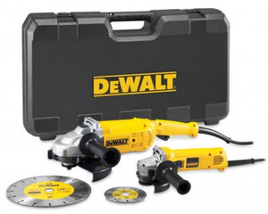 Dewalt dwe492sdt 230mm haakse slijper + dwe4207 125mm slijper in koffer - dwe492sdt-qs