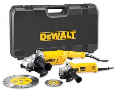 Dewalt dwe492sdt 230mm haakse slijper + dwe4207 125mm slijper in koffer - dwe492sdt-qs