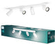 Philips led philips pongee opbouwspot - 4-lichts - wit