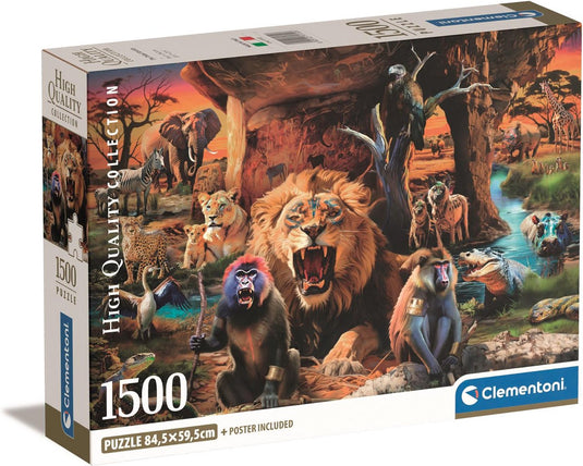 Clementoni legpuzzel the tribal society - 1500st.
