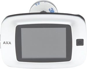 Axa digitale deurspion (model dds2) zilverline: deurcamera met deurbelfunctie.