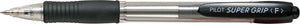 Pilot balpen super grip zwart