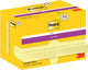 Post-it super sticky notes | 90 vel | ft 47 | 6 x 47 | 6 mm | geel | 8 + 4 gratis