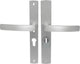 Axa veiligheidsbeslag (curve plus) smal aluminium geslepen: kruk-kruk (model blok) pc55 met kerntrekbeveiliging skg***