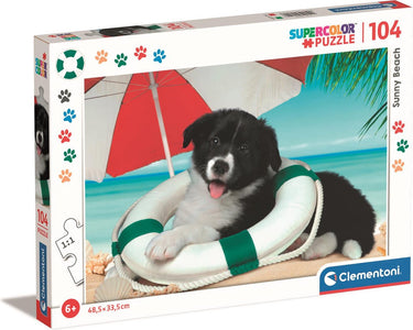 Clementoni - puzzel - 104 stukjes - fotografische dieren - kinderpuzzel - vanaf 6 jaar