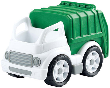 Playgo bio based vuilniswagen wit groen - 15cm