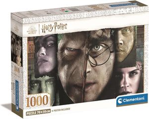 Clementoni - puzzel - 1000 stukjes - harry potter - vanaf 14 jaar