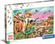 Clementoni legpuzzel super color land of dinosaurs, 104st.