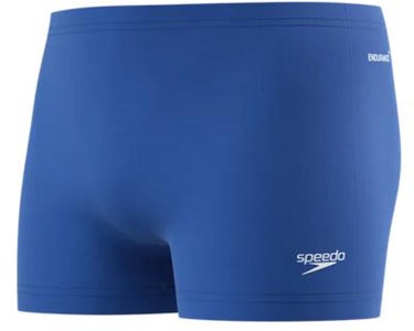 Speedo endurance+ logo aquashort heren - strakke zwemshort heren - chloorbestendige zwembroek mannen - kleurvaste sportzwembroek heren - marine wit - xl