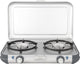 Campingaz camping kitchen 2 cv pz camping kooktoestel - 2 pits camping gas kooktoestel - 2x 2000 watt - piezo ontsteking - werkt op cv470+ gascartouche - lichtgewicht camping kooktoestel 2 pits - voor 2 pannen van 24 cm - zilvergrijs