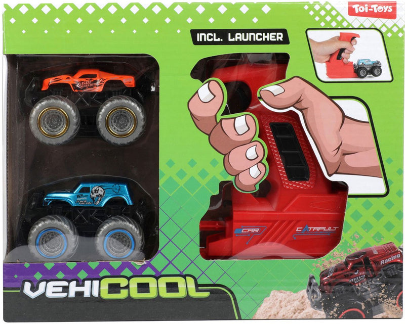 Cargue la imagen en el visor de la galería, Toi-toys vehicool monster trucks met afschieter

