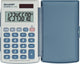 Sharp rekenmachine - el243s - grijs - 8 digit - 1x lr54 batterij - sh-el243s