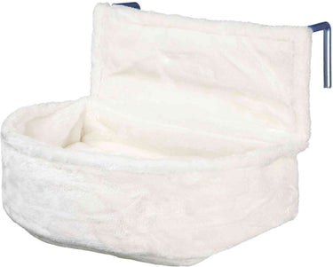 Trixie - radiatorhangmat relax - pluche - wit - 45x13x33 cm