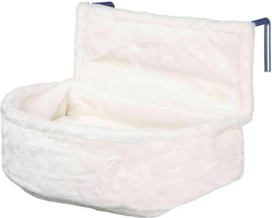 Trixie - radiatorhangmat relax - pluche - wit - 45x13x33 cm