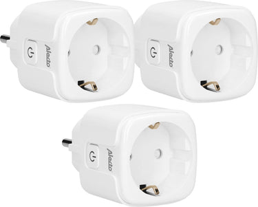 Alecto smart-plug20 triple - smart wifi tussenstekker met energiemeter - 16a 3680w -3 stuks