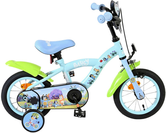 Volare bluey kinderfiets - uni- 12 inch - blauw