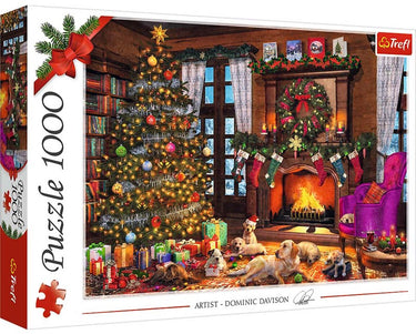 Trefl puzzel 1000 stukjes - kerst - christmas is coming - feestdagen.
