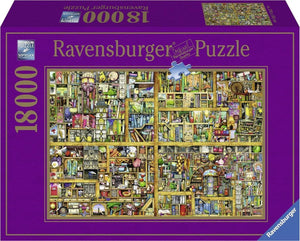 Ravensburger puzzel colin thompson magical bookcase - legpuzzel - 18000 stukjes