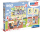 Clementoni - edukit - 4 in 1 educatieve bluey speelset - vanaf 6 jaar