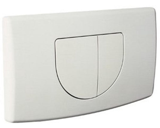 Plieger spring bedieningsplaat - frontbediening - dubbele spoeltechniek - wit