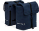 Burgers - new looxs new looxs ® odense double mik - dubbele fietstas - geschikt voor elektrische fietsen - afneembare tas voor mik bagagedrager - waterafstotend polyester - 39 liter - dark blue