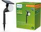 Philips led philips jivix solar sokkellamp met spies - zwart