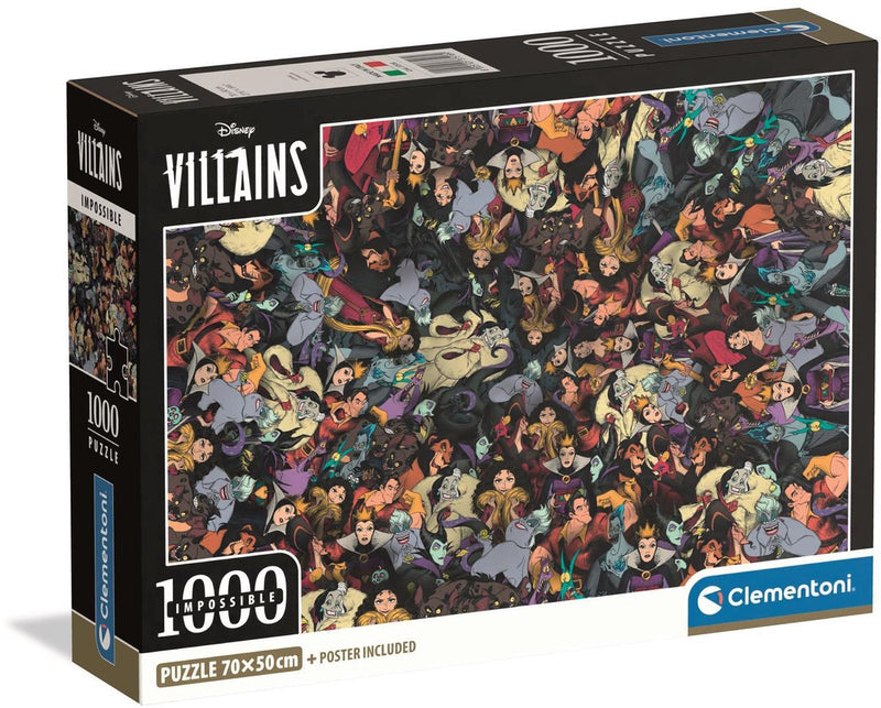 Afbeelding laden in galerijviewer, Clementoni legpuzzel disney villains onmogelijk - 1000st.
