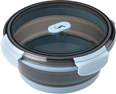 Lurch up down vouwbare lunchbox vierkant uit silicone pp blauwgrijs 700ml