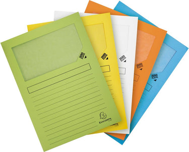 Exacompta l-map forever | voor ft a4 | pak van 25 stuks | geassorteerde pastelkleuren