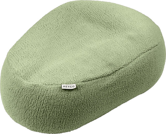 Meyco baby teddy relaxhoes voor voedingskussen - olive green