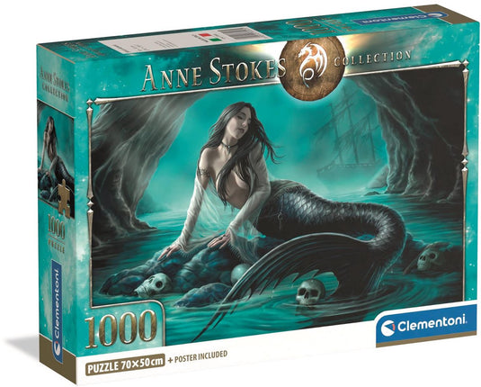Clementoni - puzzel - 1000 stukjes - siren's lament - puzzel voor volwassenen
