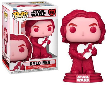 Funko star wars verzamelfiguur valentines pop! star wars kylo ren 9 cm roze