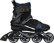 Nijdam inline skates - alu chassis - circuit cruiser - maat 40 - zwart
