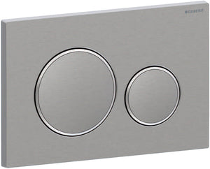 Geberit sigma20 drukplaat - rvs geborsteld staal