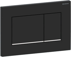 Geberit sigma30 bedieningsplaat 2-toets - matzwart