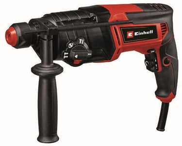 Einhell elektrische boorhamer tc-rh 800 4f - 800 w - aantal slagen 4.500 min - 2,6 j - sds-plus - pneumatisch slagwerk - 4-functies: boren hamerboren beitelen met of zonder beitelslot - incl. transport- opbergkoffer