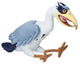 Semic ghibli - the boy and the heron - blauwe reiger pluche