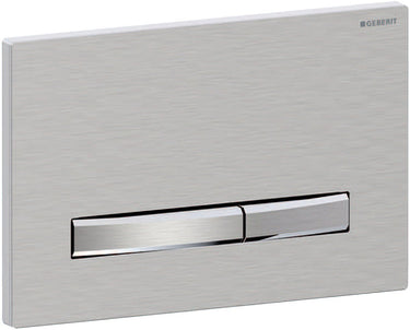 Geberit sigma50 bedieningsplaat - 2-toets spoeling - vierkant - chroom geb.