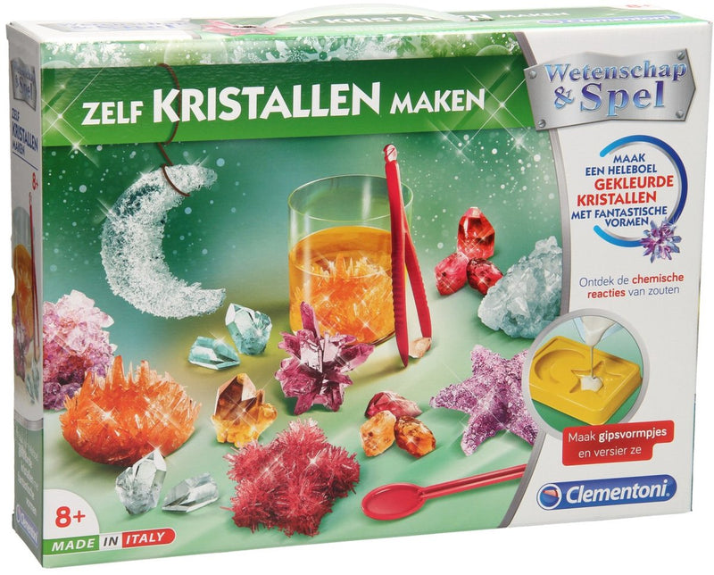 Afbeelding laden in galerijviewer, Clementoni wetenschap spel - zelf kristallen maken - experimenteerdoos - educatief speelgoed 8+ jaar
