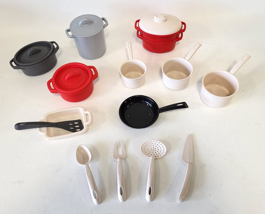 Écoiffier ecoiffier 100% chef pannen en kookgerei - 19dg,
