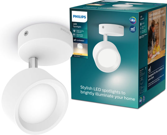 Philips led philips bracia single spot wit 27k 1x5.5w 27k